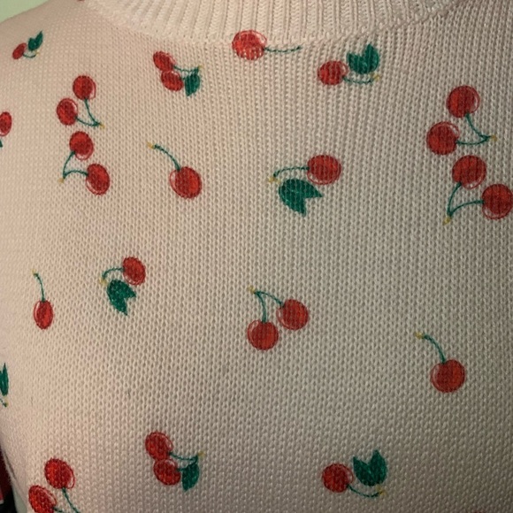 Cider Pink Cherry Knit Top - Picture 4 of 5